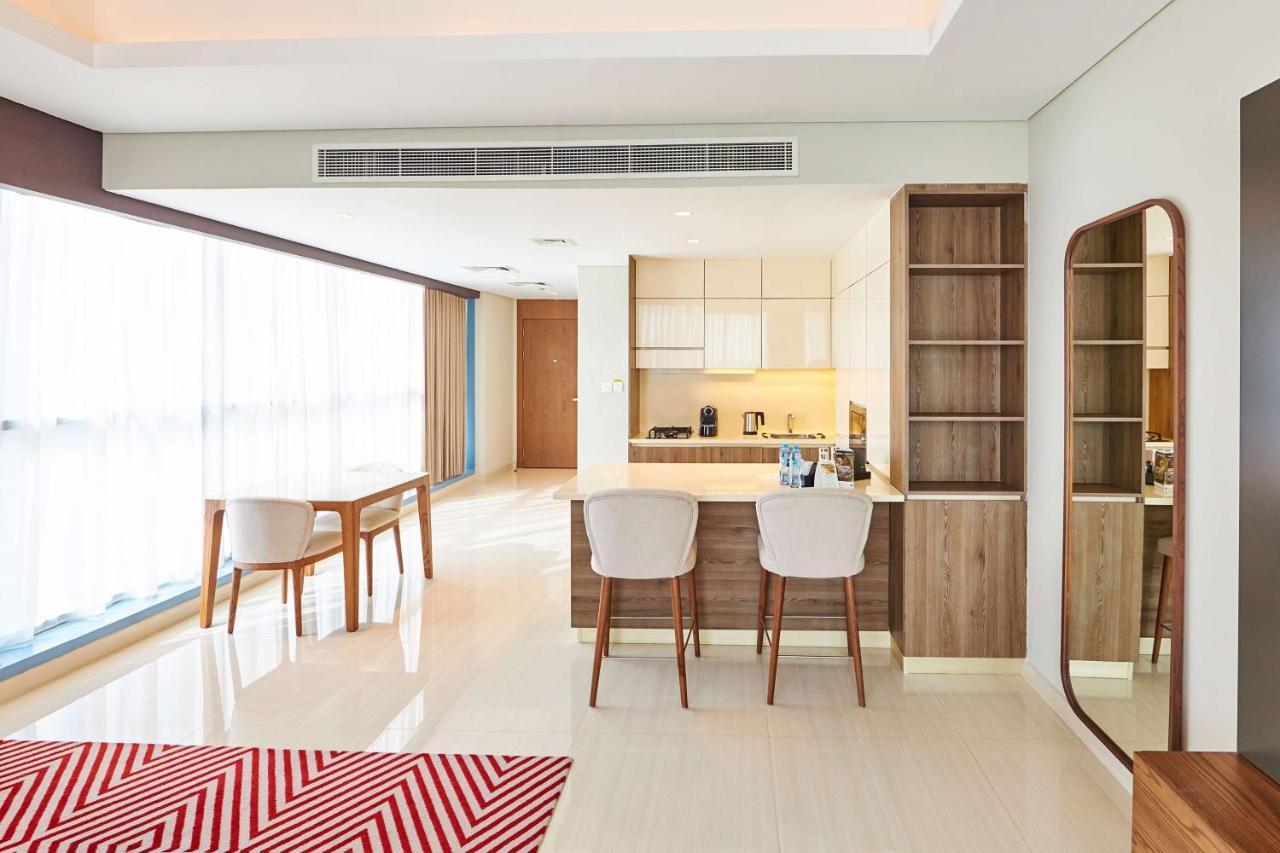 Radisson Blu Hotel Apartment Dubai Silicon Oasis Bagian luar foto